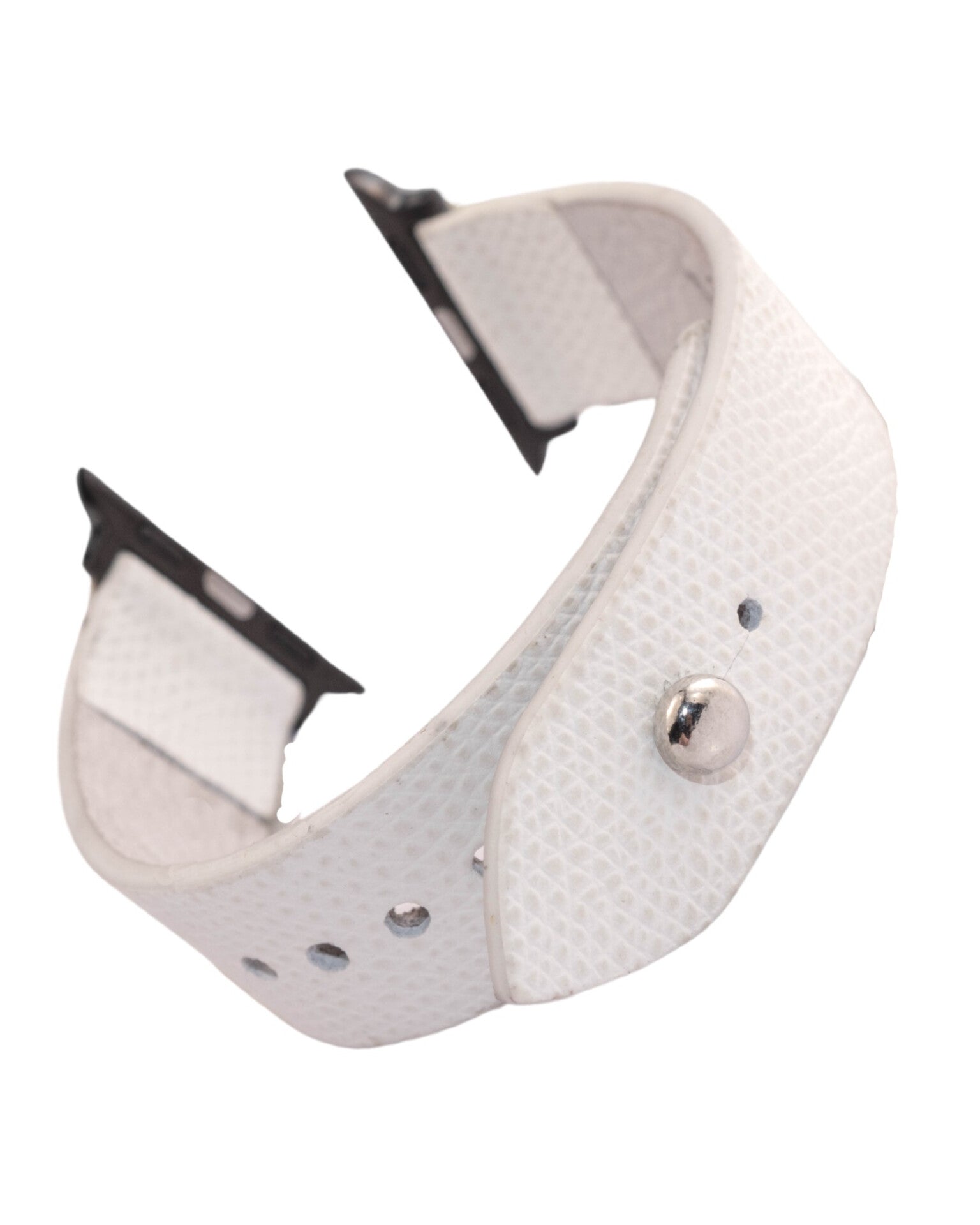 White Apple Watch Strap - Pure Leather Strap