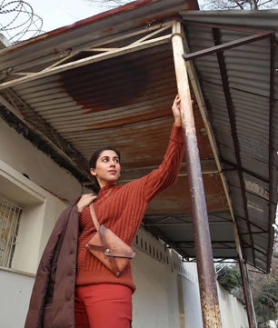 The Déesse - Hand Patina Crossbody Bag