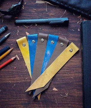 The Blaze - Leather Bookmark