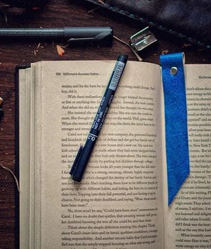 The Blaze - Leather Bookmark