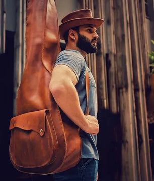 Santana – Leather Guitar Bag
