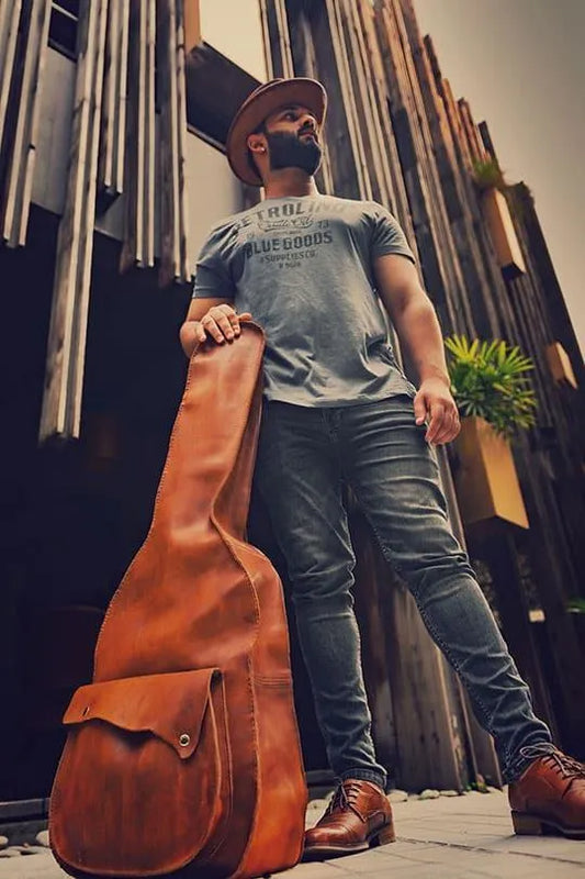 Santana – Leather Guitar Bag