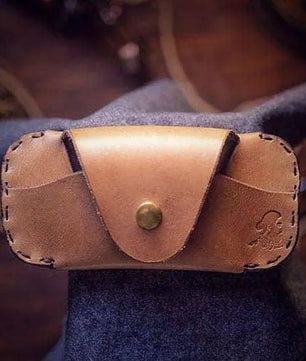 The Lou - Eyewear Case (Veg Tan Leather)