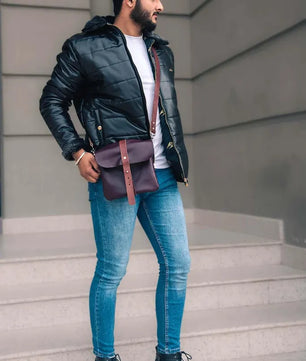 The Hustler - Leather Cross body Bag