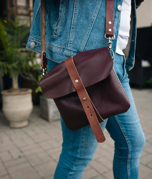 The Hustler - Leather Cross body Bag