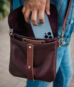 The Hustler - Leather Cross body Bag