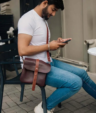 The Hustler - Leather Cross body Bag