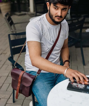 The Hustler - Leather Cross body Bag