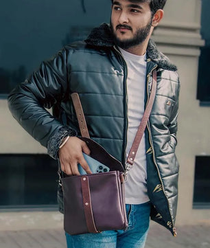 The Hustler - Leather Cross body Bag