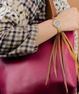 The Julie - Magenta Burgundy Tote Bag