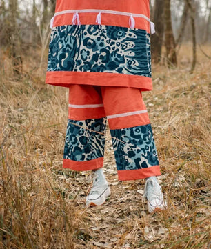 Amber - Coral Handmade Co-ord Set