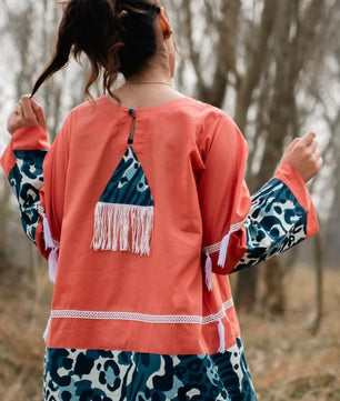 Amber - Coral Handmade Co-ord Set