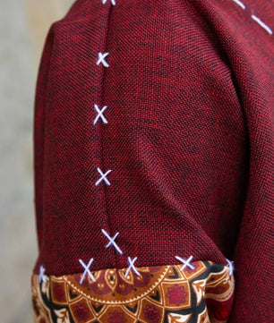 Maroon | Handmade Premium Cardigan | Winter Wrap