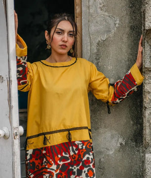 Amber - Mustard Yellow Handmade Co-ord Set