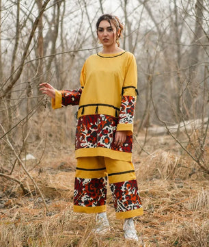 Amber - Mustard Yellow Handmade Co-ord Set