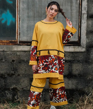 Amber - Mustard Yellow Handmade Co-ord Set