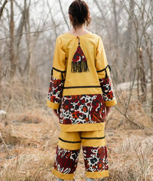 Amber - Mustard Yellow Handmade Co-ord Set