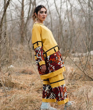 Amber - Mustard Yellow Handmade Co-ord Set