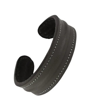 The Grit - Taupe Gray - Kara Style Leather Bracelet / Leather Cuff