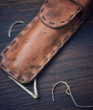 The Manto - Dual Pen Leather Case