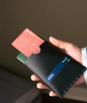 The Voyager – Black - Passport Wallet