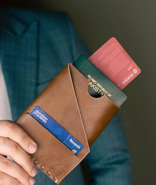 The Voyager – Brown - Passport Wallet