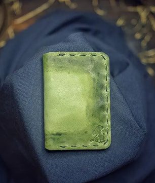 The Aura – Patina Olive - Smart Wallet
