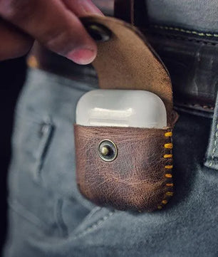 Prestige Brown - Leather Case for AirPods 2