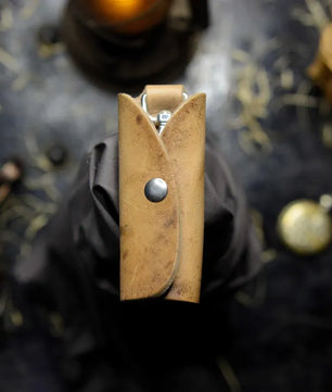 Jacked Key Chain - Veg Tan Leather