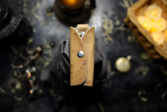 Jacked Key Chain - Veg Tan Leather