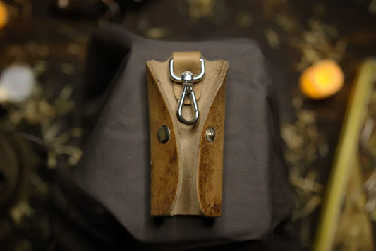 Jacked Key Chain - Veg Tan Leather