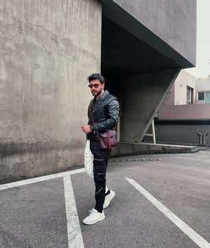 The Hustler - Leather Cross body Bag