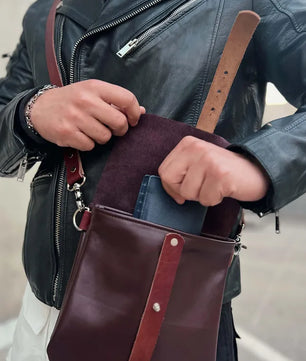 The Hustler - Leather Cross body Bag