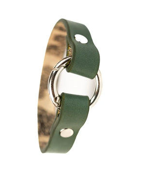 Rizz - Green Leather Bracelet (Unisex)
