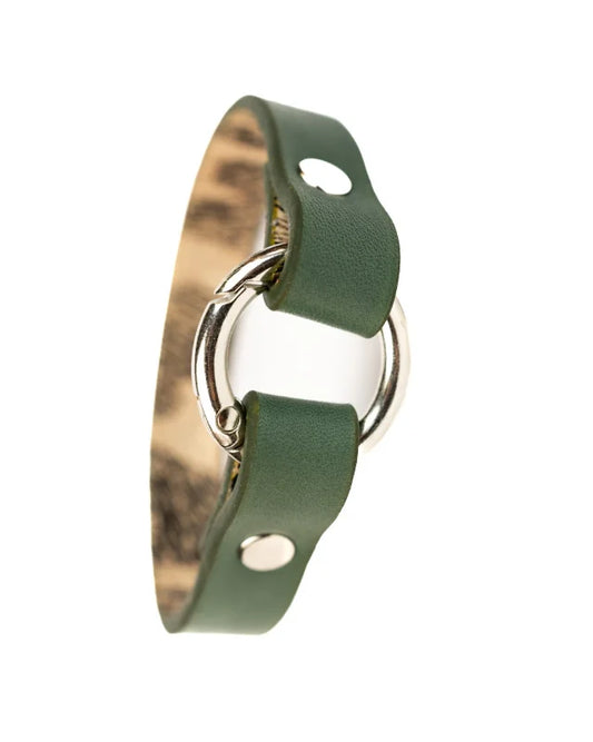 Rizz - Green Leather Bracelet (Unisex)