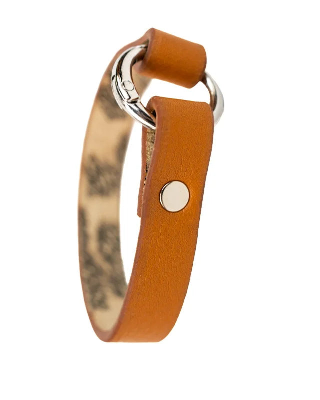 Rizz - Tan Leather Bracelet (Unisex)