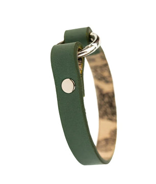 Rizz - Green Leather Bracelet (Unisex)