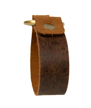 Ryker - Cinnamon Leather Bracelet (Unisex)