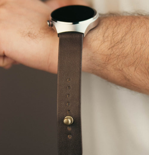 Coco Brown Leather Watch Strap - The Hermoso