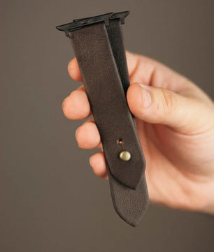 Coco Brown Apple Watch Strap - Pure Leather Strap