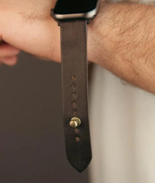Coco Brown Apple Watch Strap - Pure Leather Strap