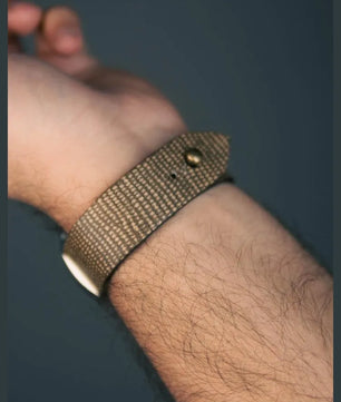 Russet | Lizard Tex Leather Watch Strap - Quick Release Pins - The Hermoso