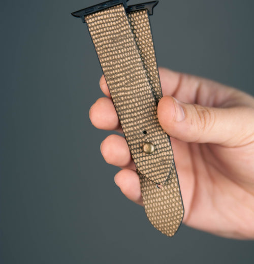 Russet | Lizard Leather Apple Watch Strap - Pure Leather Strap