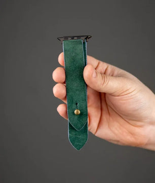 Emerald Green Apple Watch Strap - Suede Leather Strap