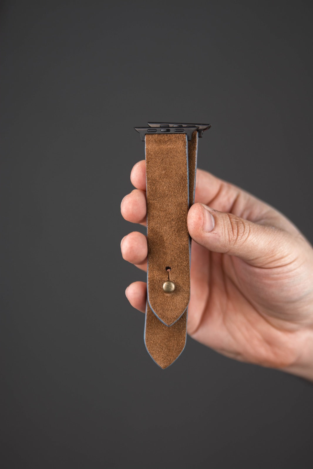 Cinnamon Apple Watch Strap - Suede Leather Strap
