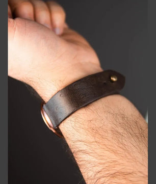 Chocolate Brown | Ostrich Leather Watch Strap - Quick Release Pins -The Hermoso