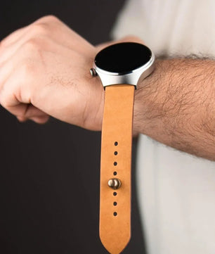 Veg Tanned Leather Watch Strap - Quick Release Pins - The Hermoso