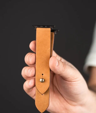 Veg Tanned Apple Watch Strap - Pure Leather Strap