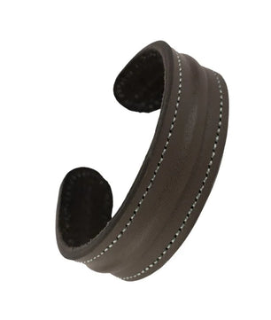 The Grit - Taupe Gray - Kara Style Leather Bracelet / Leather Cuff