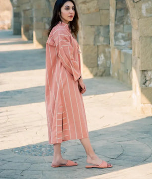 Selene - Light Pink Spring/Summer Long Tunic